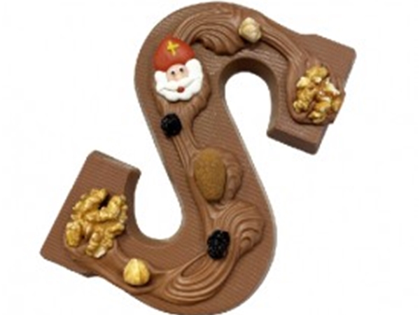 chocoladeletter gegoten