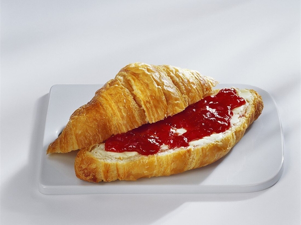 Croissant met jam